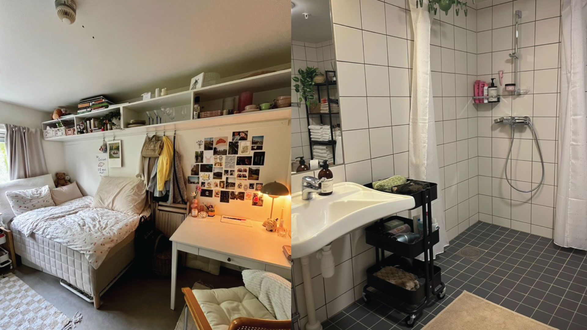Bilde av hybel/ett-roms fra en SiO studentbolig.