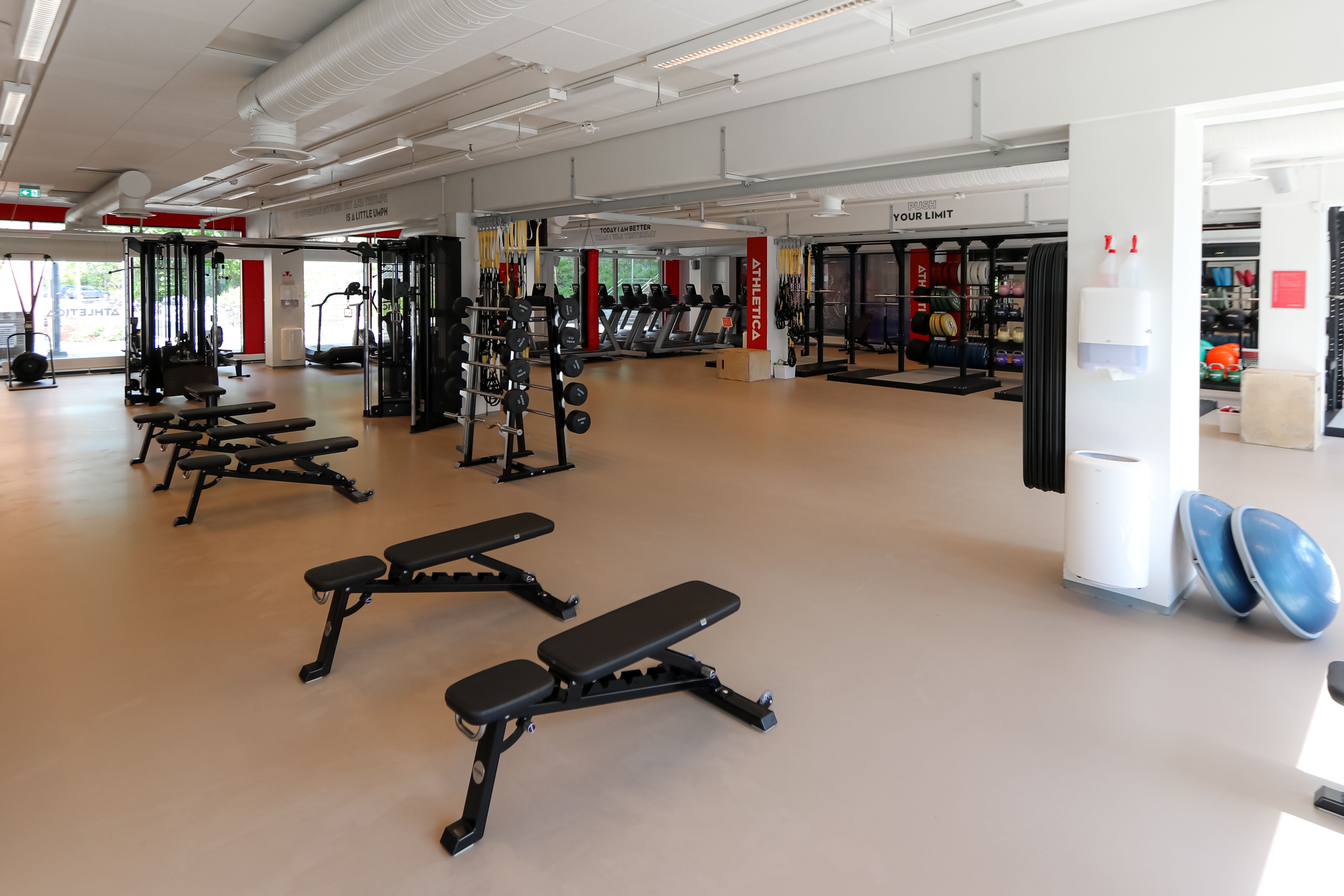 Treningsstudio på Athletica Kringsjå. 
