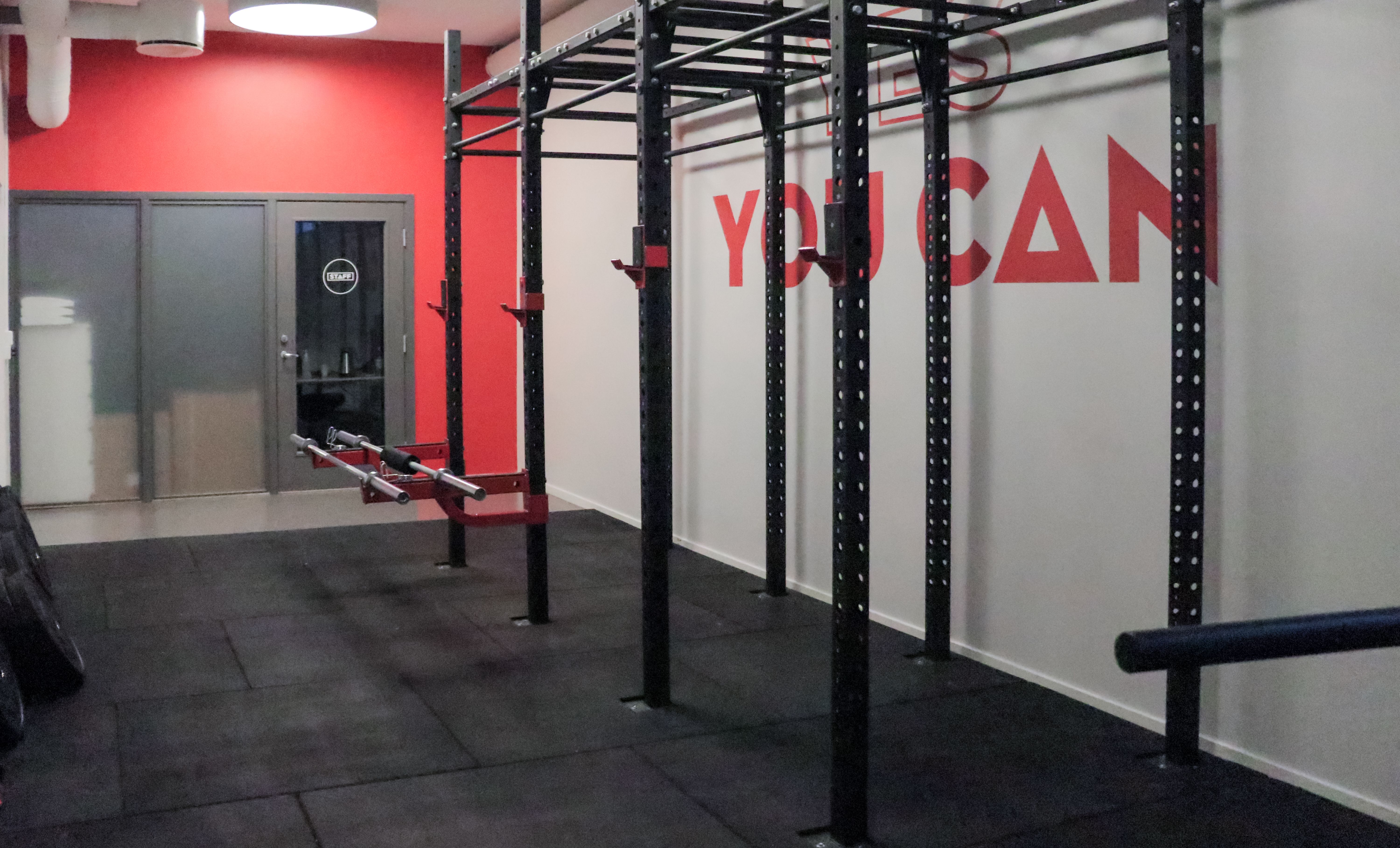 Bilde av racks på Athletica Blindern.