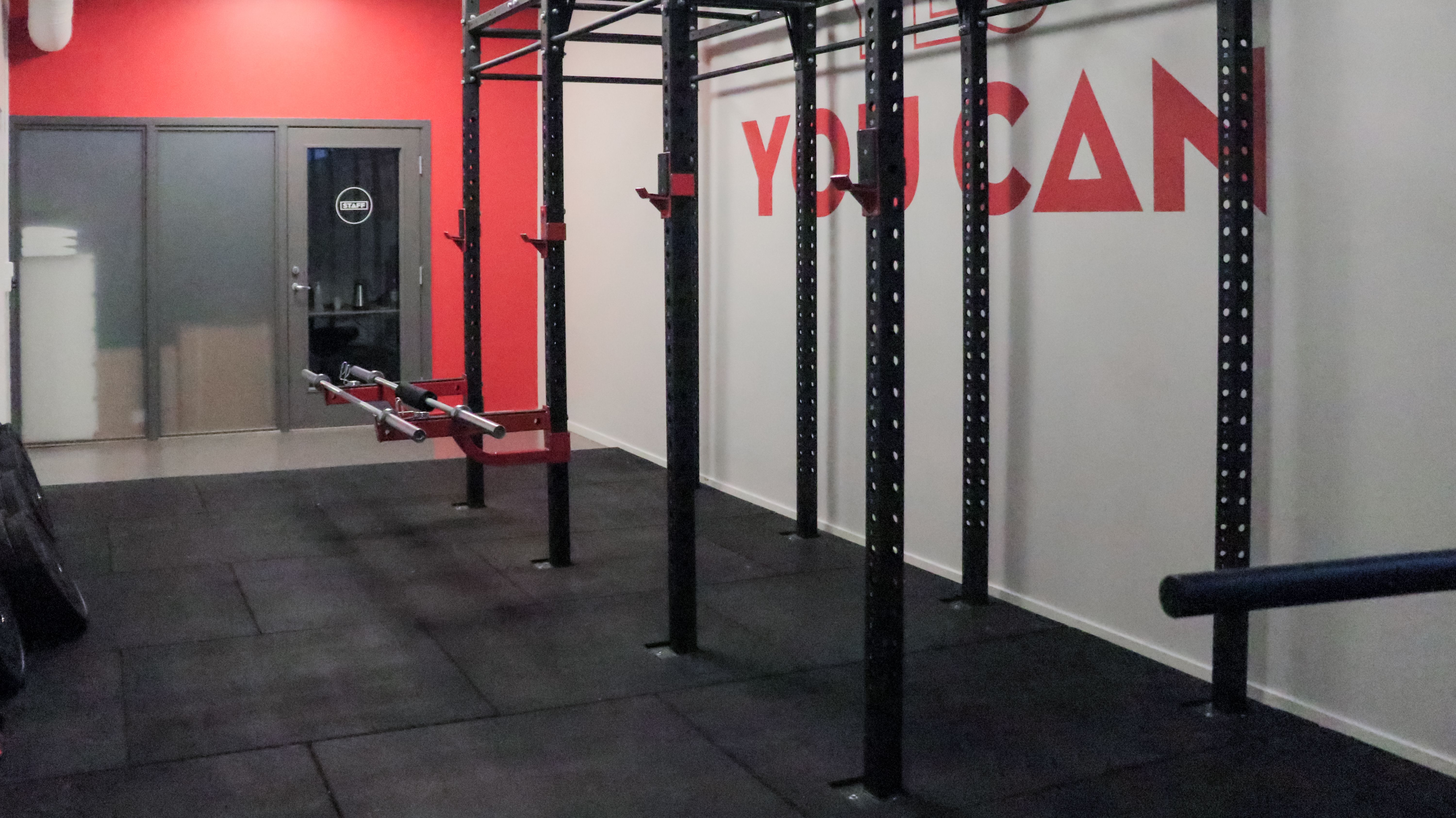 Bilde av racks på Athletica Blindern.